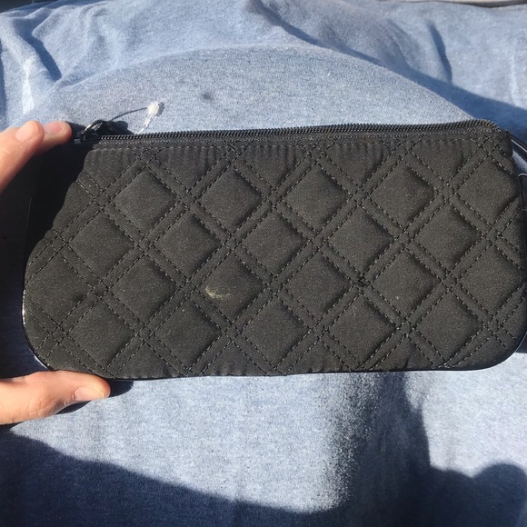 Vera Bradley patchwork plaid floral zip wristlet - Picture 4 of 8